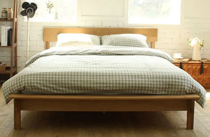 無印良品 北歐風床架 隨便搭配在一個空間都很舒服