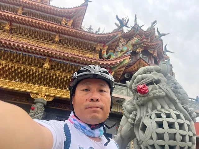 楠梓代天府跟石獅子跟獅子座的我