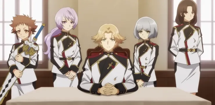 動畫中亞克出場時,臉上總是閃爍著光芒