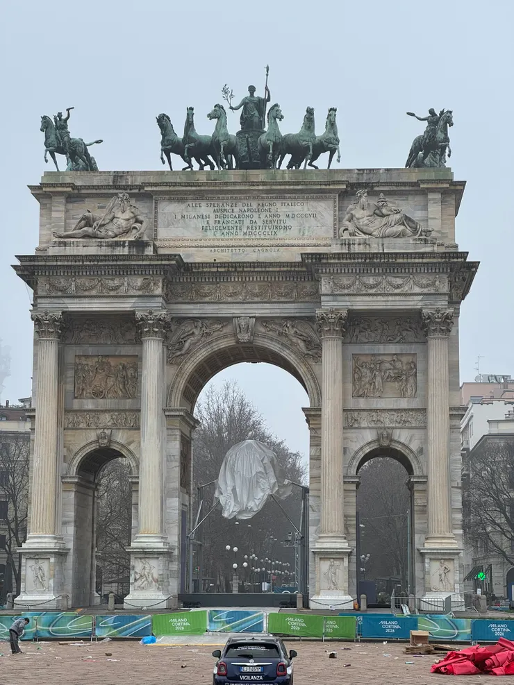 和平之門(Arco della Pace)和它的垃圾