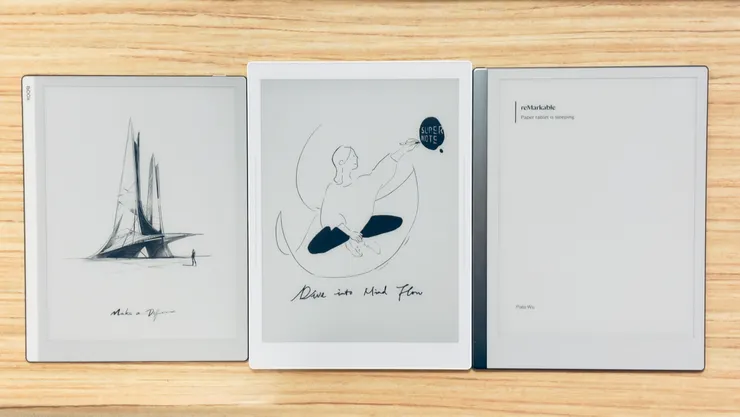 Go10.3|Manta|rM2 Manta (中) 的螢幕大一點,書寫更方便