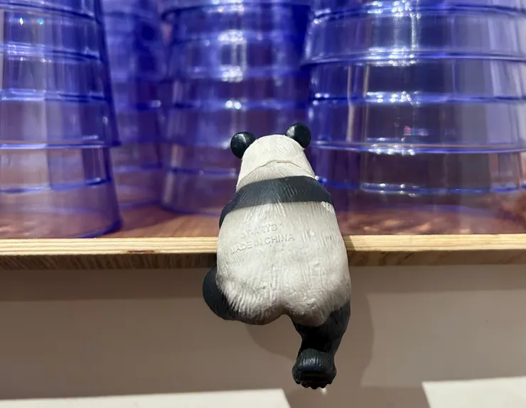 （照片：拉麵店的貓熊）