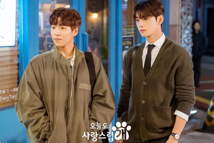 向喜歡狗的犬系男二表白，卻意外親到冷酷又害怕狗的男一！