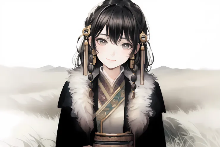 附圖為鏽鐵騎士女角吉牙尼・耀月的概念圖