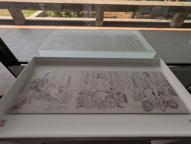 馮•沃爾夫    線稿圖畫「新花園」