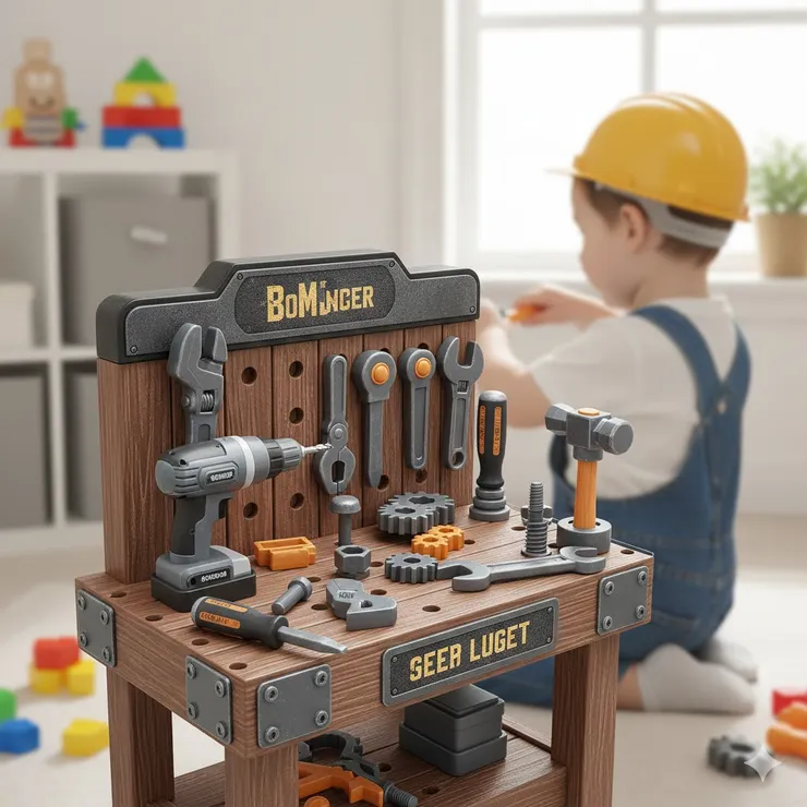 全套工具桌。(ai生成)