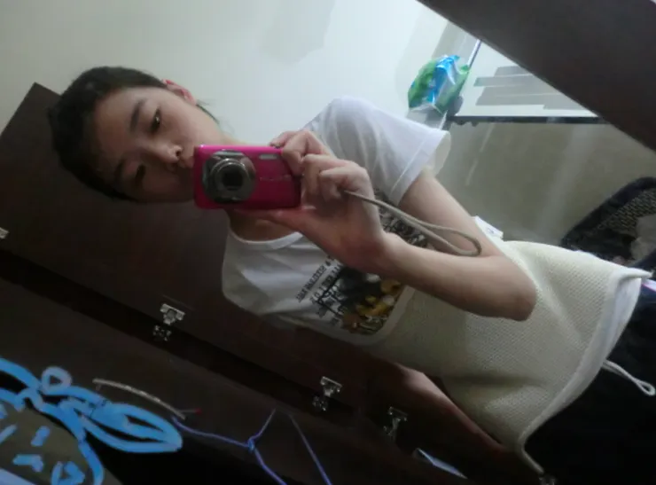 晚上的護具 會包覆到大腿