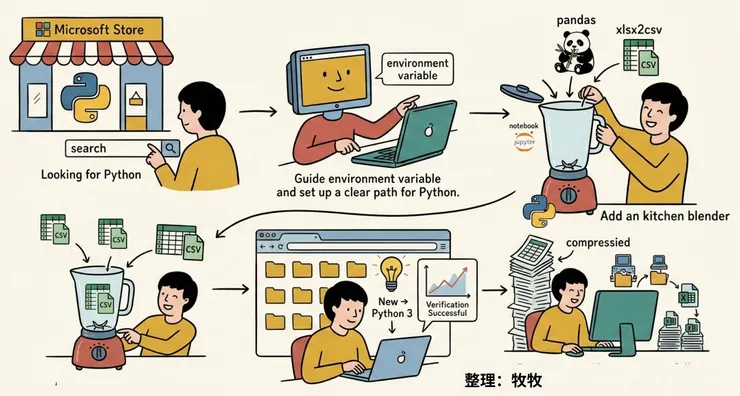 告別 Excel 苦役：寫下你的第一個 Python 自動化腳本！