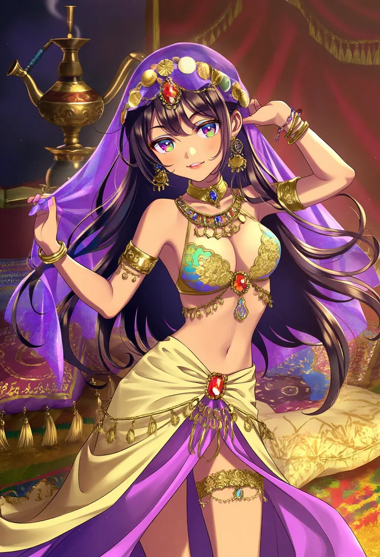 兩AI協作後的巴格達美少女