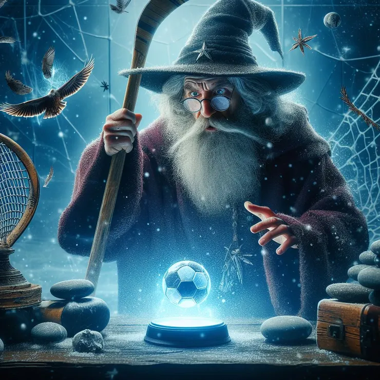 施展冰球術的魔法師