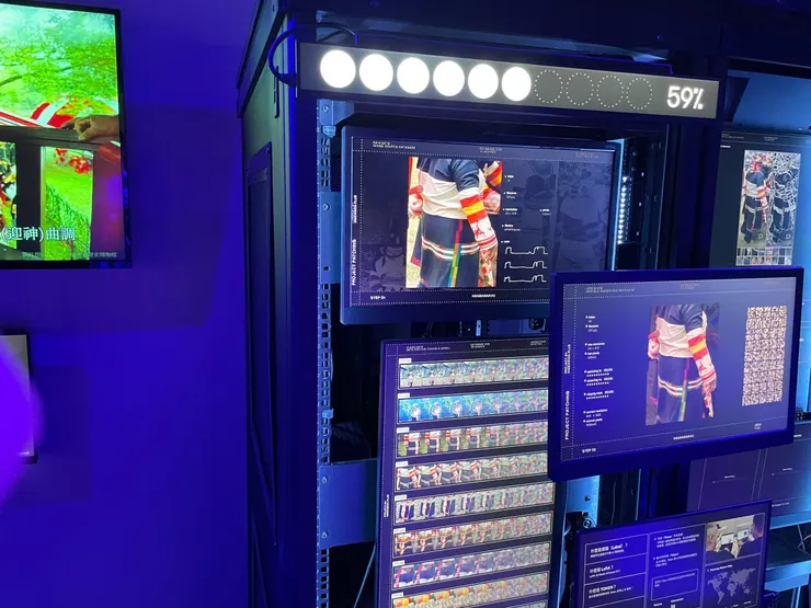 大量的特徵資料比對，有助於AI建立更精確的文化印象／ 照片：石貿元  提供