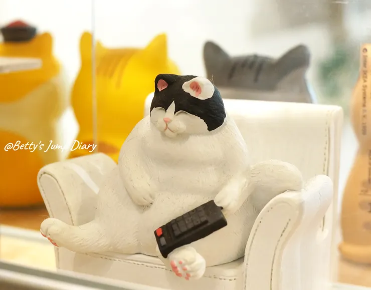 ▲竹北貓角落-喵喵公仔 /圖片來源：Betty's Jump Diary