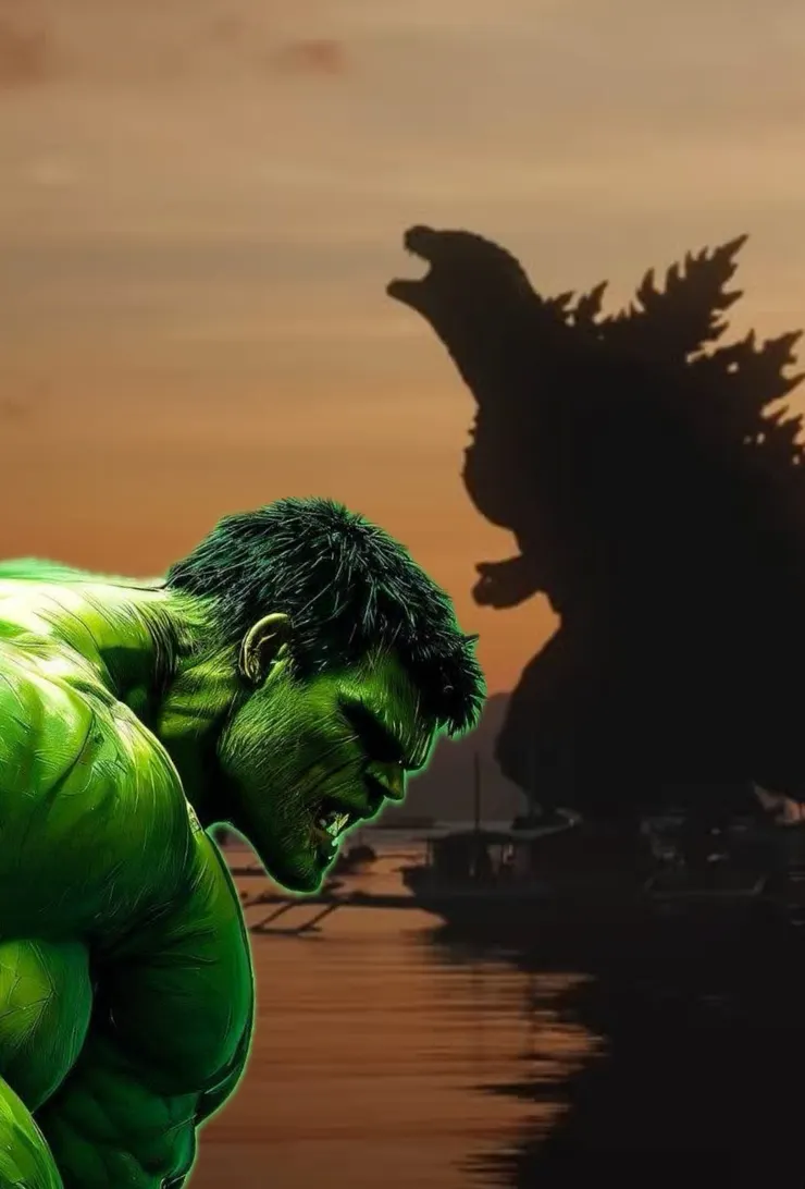 #超人 #浩克 #哥吉拉 