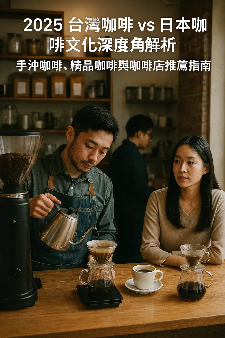 2025 台灣咖啡 vs 日本咖啡文化深度解析｜手沖咖啡、精品咖啡與咖啡店推薦指南