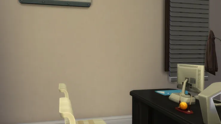 可能因為安裝了窗簾，所以房間比較暗。