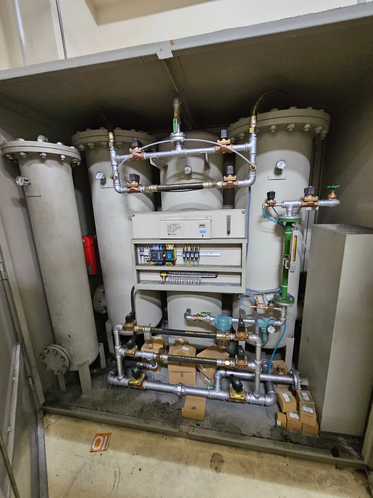 60m3/min N2PSA氮氣產生機 整機結構