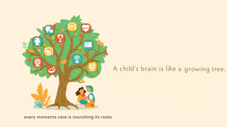 孩子的大腦就像正在長根的樹,每一次陪伴都是澆水