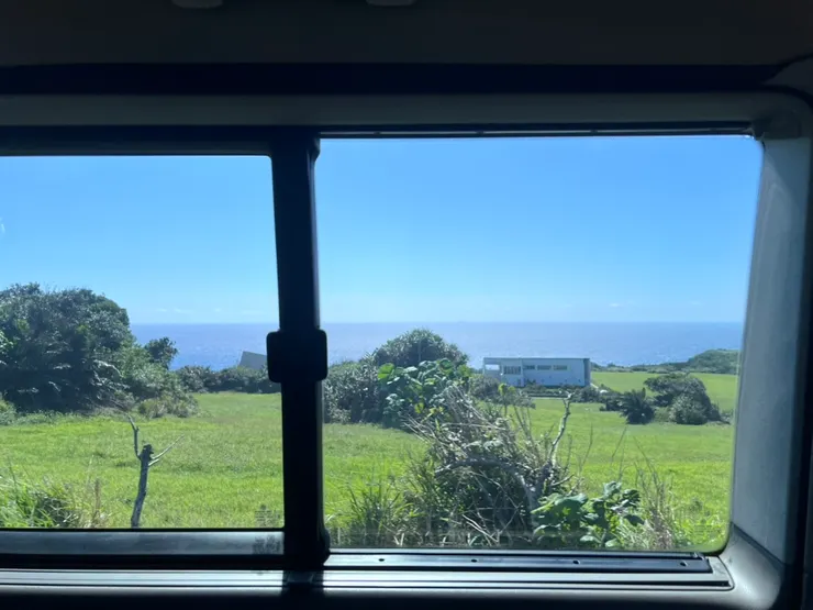 旅館看出去的海景蠻美的