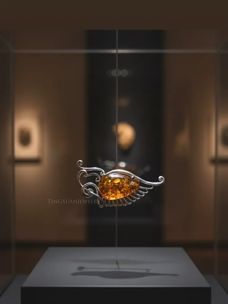 TXJ琥珀鑽石手工珠寶作品