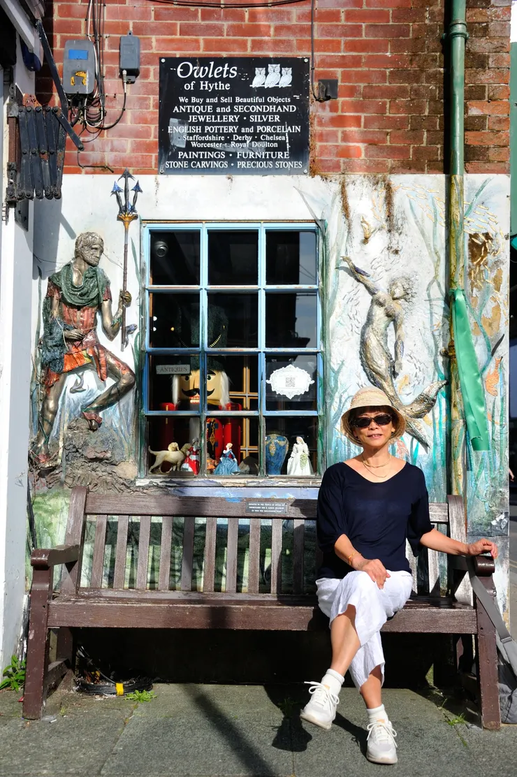 【8/29午後，老婆總算跟我來到高街，處處驚喜、無不好拍。】