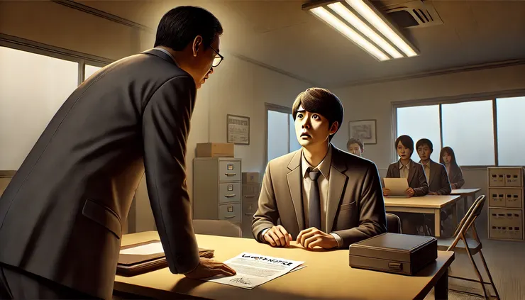 小林 44 歲,突然收到裁員通知。