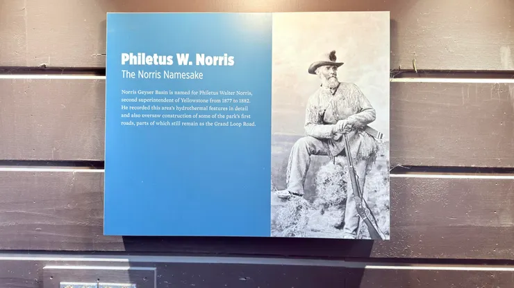 黃石公園第二任園長諾里斯貢獻良多