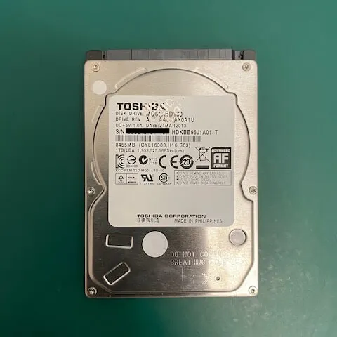 Toshiba MQ01ABD0100 資料救援推薦