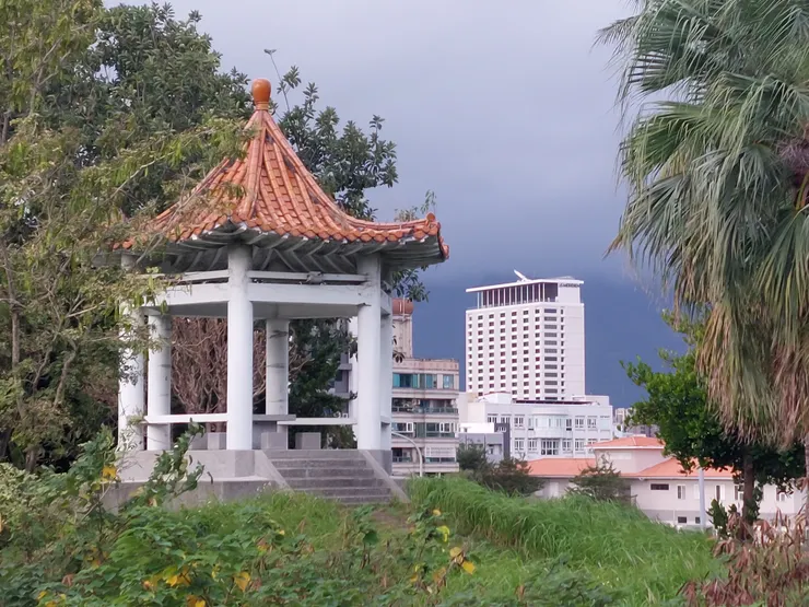 遠眺市區高級飯店 / 資料來源:我自己