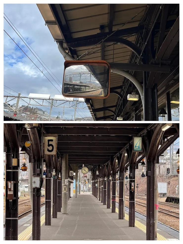 使用廢棄鐵軌作為裝飾或結構支撐