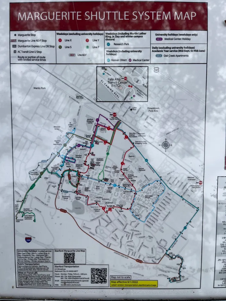 free shuttle system map