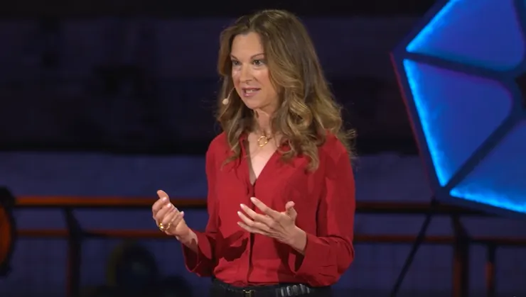 蘿蕊.葛莉布在TED的演講 圖片來源:Youtube