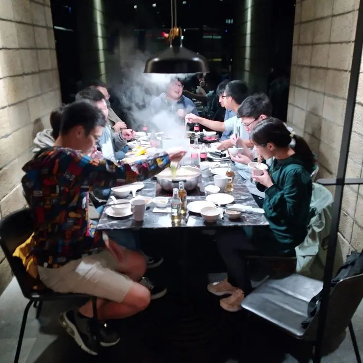 筆者意外地拍攝出雲霧繚繞的感覺