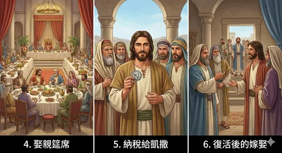 共觀福音書中相關耶穌在耶路撒冷城娶親筵席與宗教領袖的詰問的比喻教導