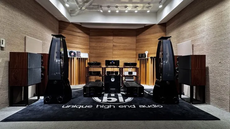 ▲藝聲音響展出頂級音響品牌MBL的2025式 Reference 系列產品。