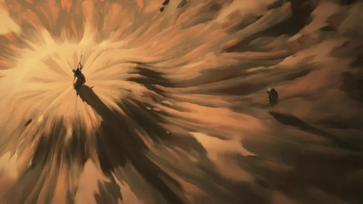 遊戲第五回片尾動畫：最後一戰，牛魔王與孫悟空