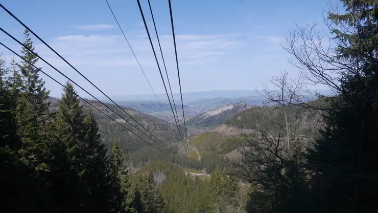 天氣很好，Zakopane市區也一覽無遺