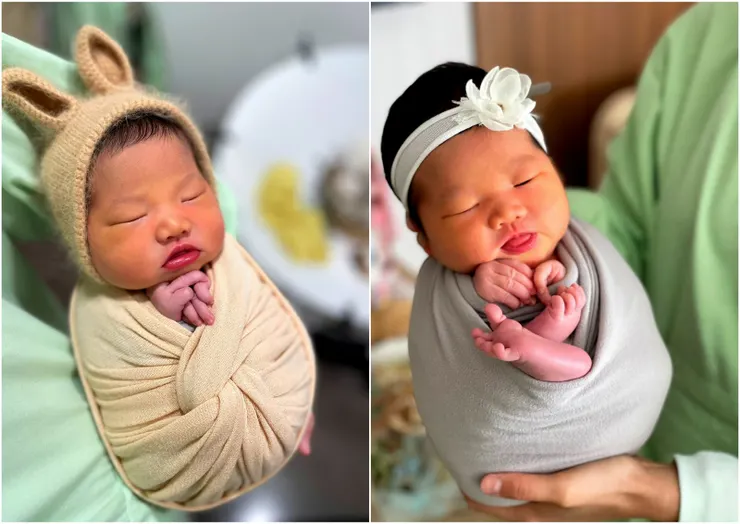 【禾馨附贈的貝比沙龍拍，右邊又吐舌！】