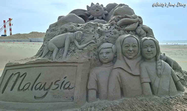 ▲2025苗栗「通霄沙雕藝術節」逍遙沙城/圖片來源：Betty's Jump Diary