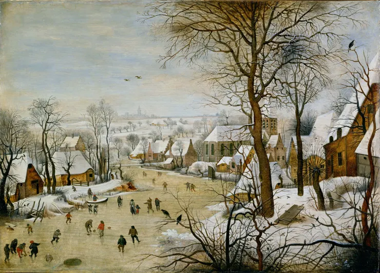 Pieter Brueghel the Younger, Winter Landscape with Bird Trap. Wikicommons
