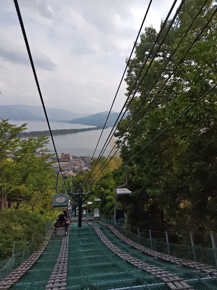 傘松公園纜車下山