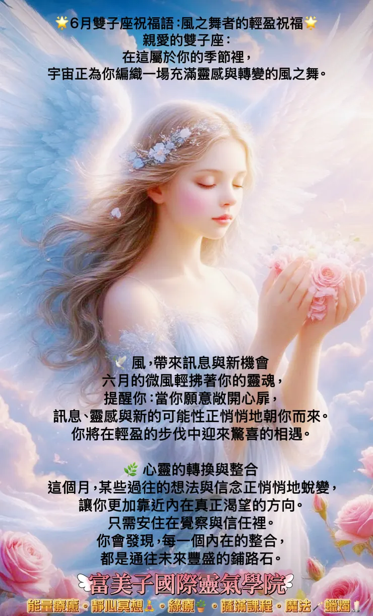 6月雙子座的祝福卡❤️