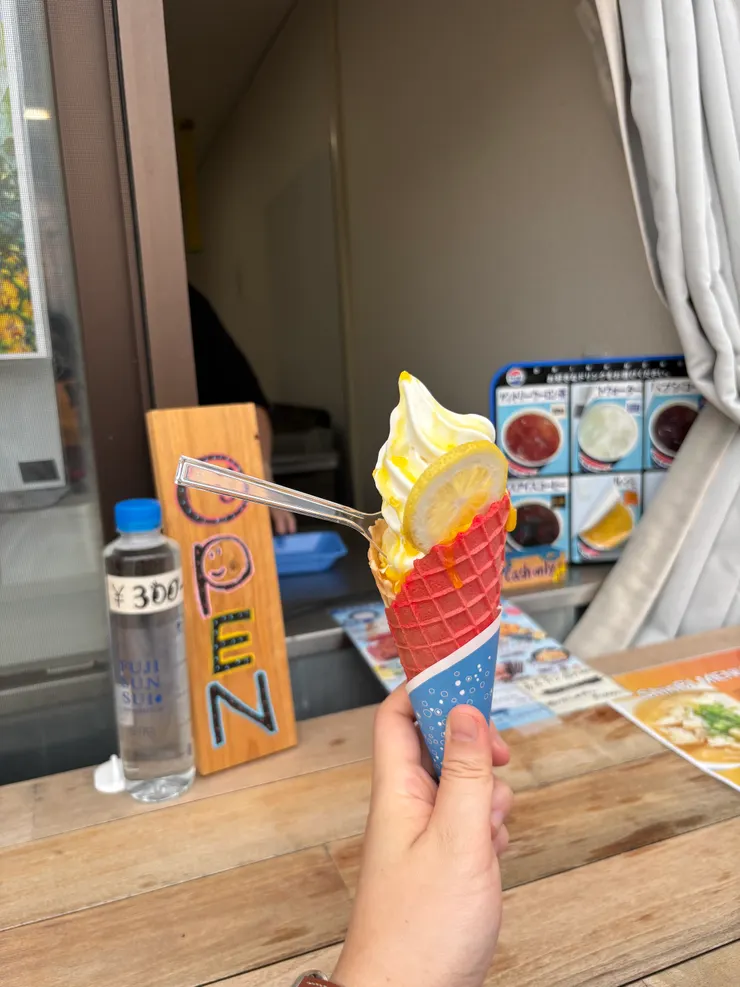 瀨戶內藝術祭｜ 女木島｜鹽味檸檬牛奶冰淇淋