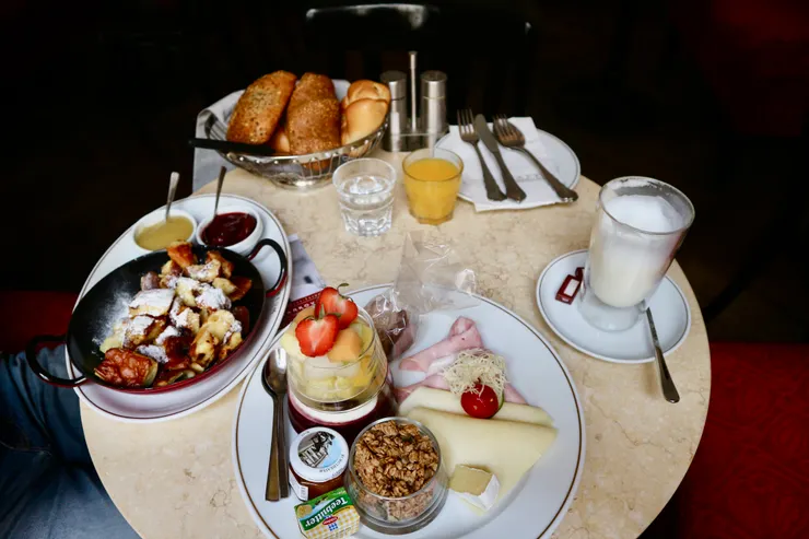 除了咖啡，這間的早餐也很豐盛
