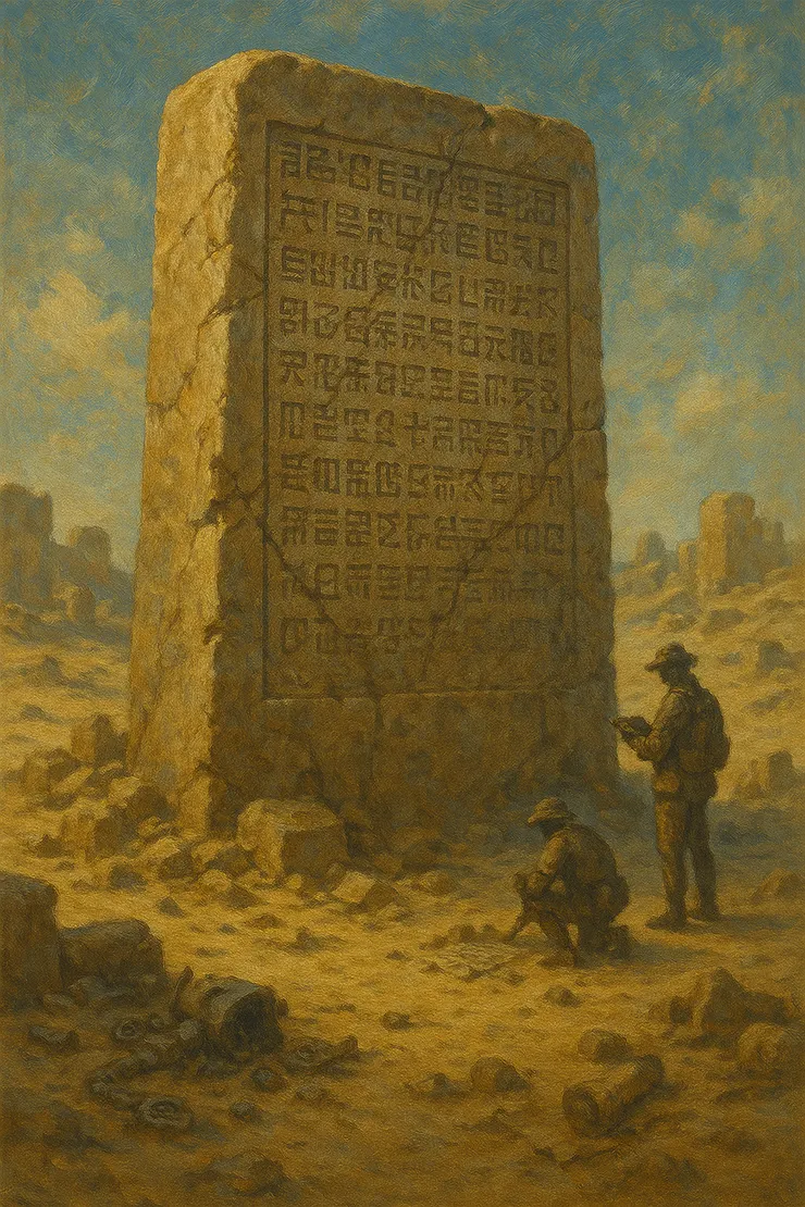 假的歷史本文,假的考古證據,AI 生給你的。