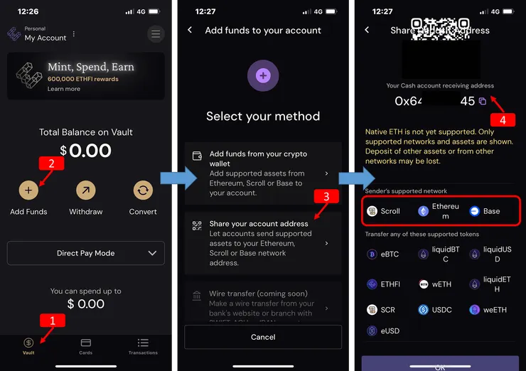 加密貨幣信用卡｜ether.fi Cash，入金刷卡，回饋、質押、出金（實測篇）