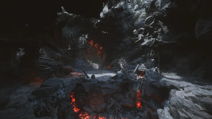 遊戲截圖：火燄山一景