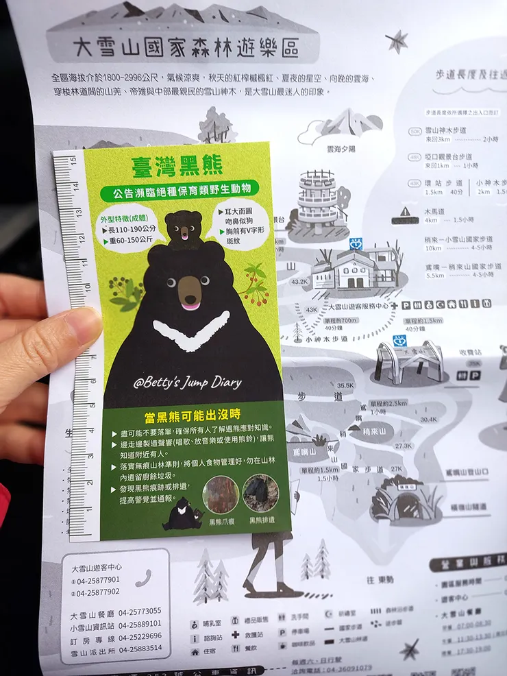 ▲台中「大雪山國家森林遊樂區」/圖片來源：Betty's Jump Diary