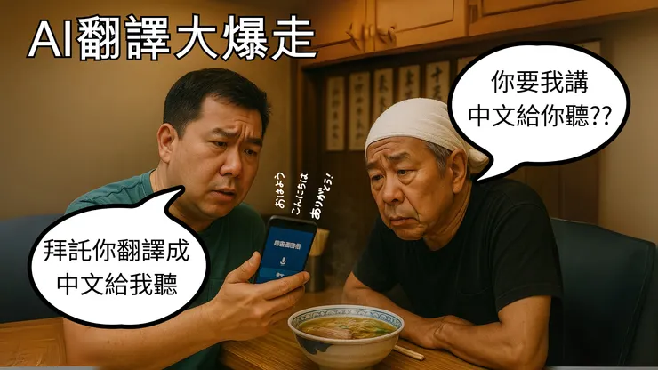 AI日文翻譯大暴走