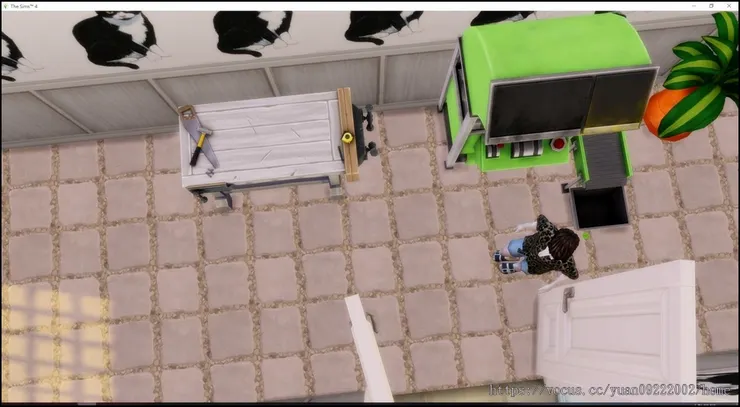 這時+5也攢夠20個茶几,立馬換購了個木工桌XD