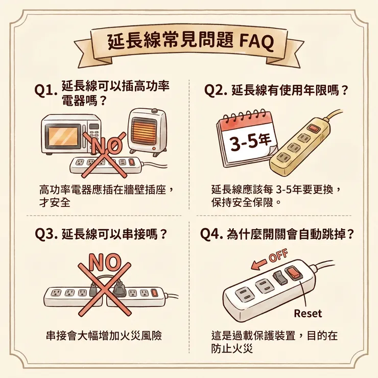 延長線常見問題FAQ